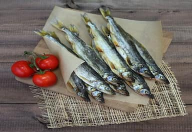 Корюшка вяленая весовая