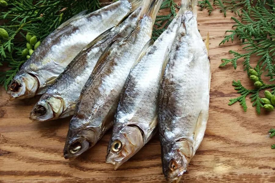 Тарань вяленая весовая