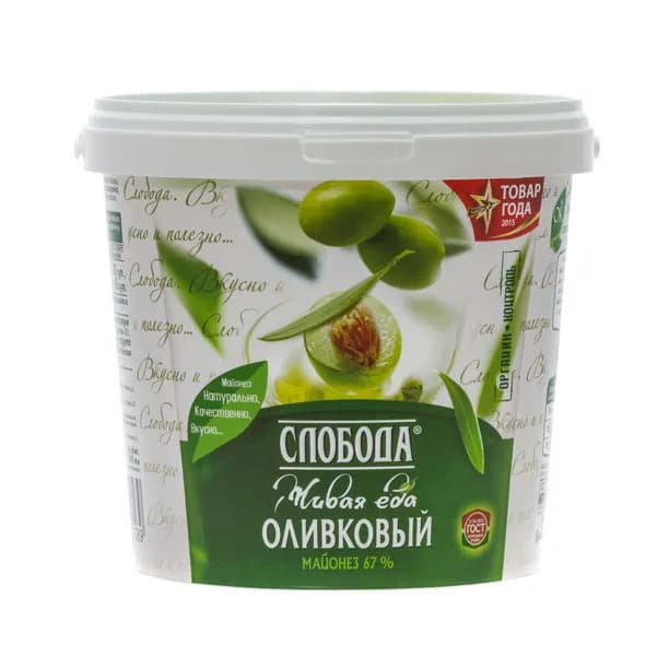 Майонез "Слобода" оливковый 900мл